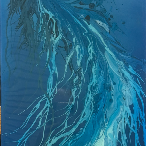 Blue Jelly 12x36 Unframed