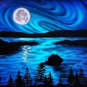 Epic Tahoe Nights 24x36