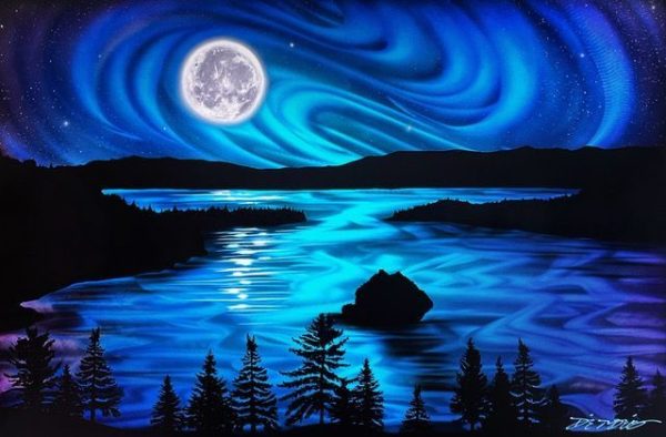 Epic Tahoe Nights 24x36