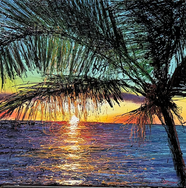 Golden Palm 24x24