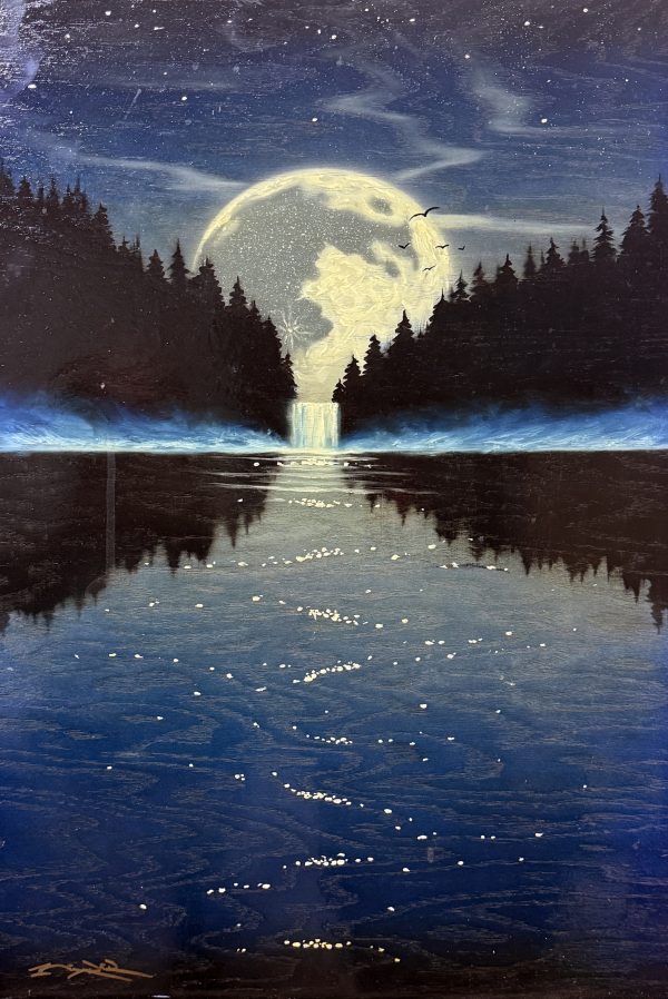 Moonlit Falls  18x30