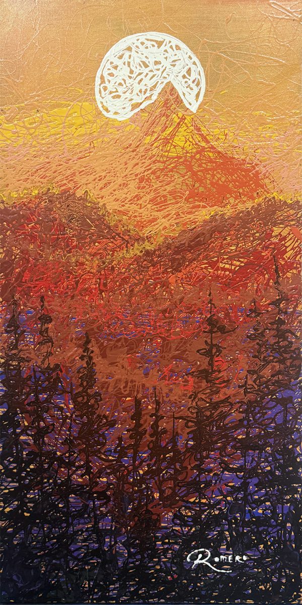 Orange Tequila Sunrise 18x36