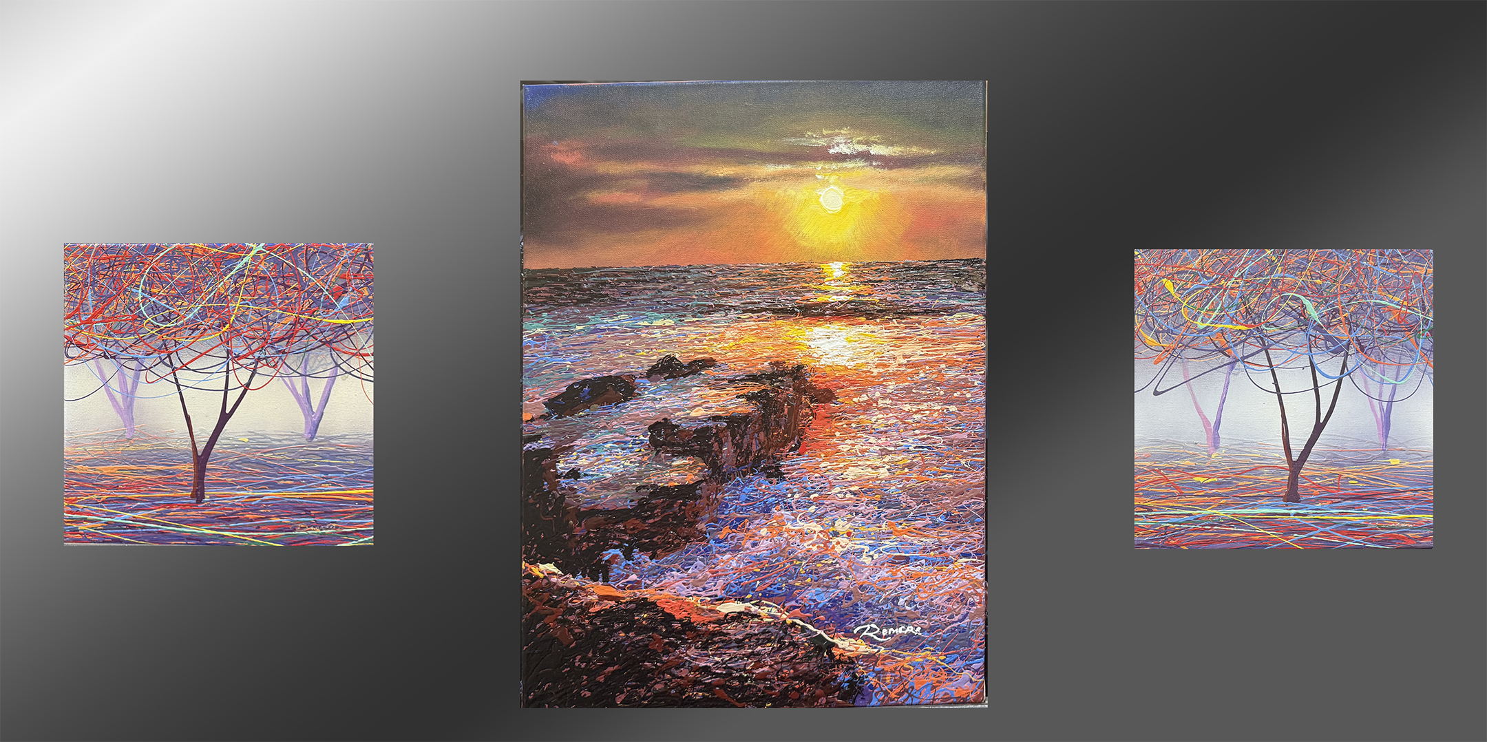 Deep Red 18x24 - Image 2